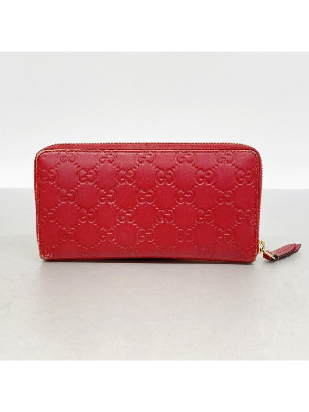 Gucci Wallet Guccissima Leather Red Gold - Picture 8 of 8